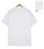 SEMI OVER FIT [16's Single Cotton Combed Yarn] (WHITE)